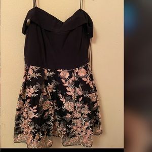 floral hoco/prom dress